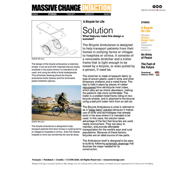 Massive Change Bicycle Ambulance